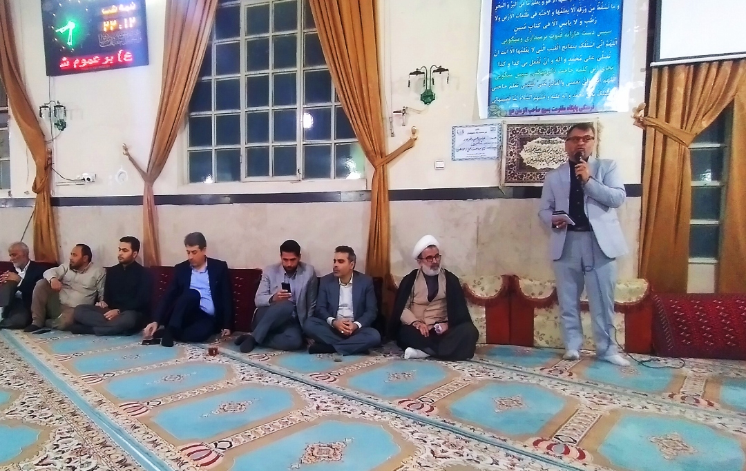 حضور رئیس، اعضای شورای اسلامی شهر و شهردار ملارد در مسجدصاحب الزمان (عج) ملارد