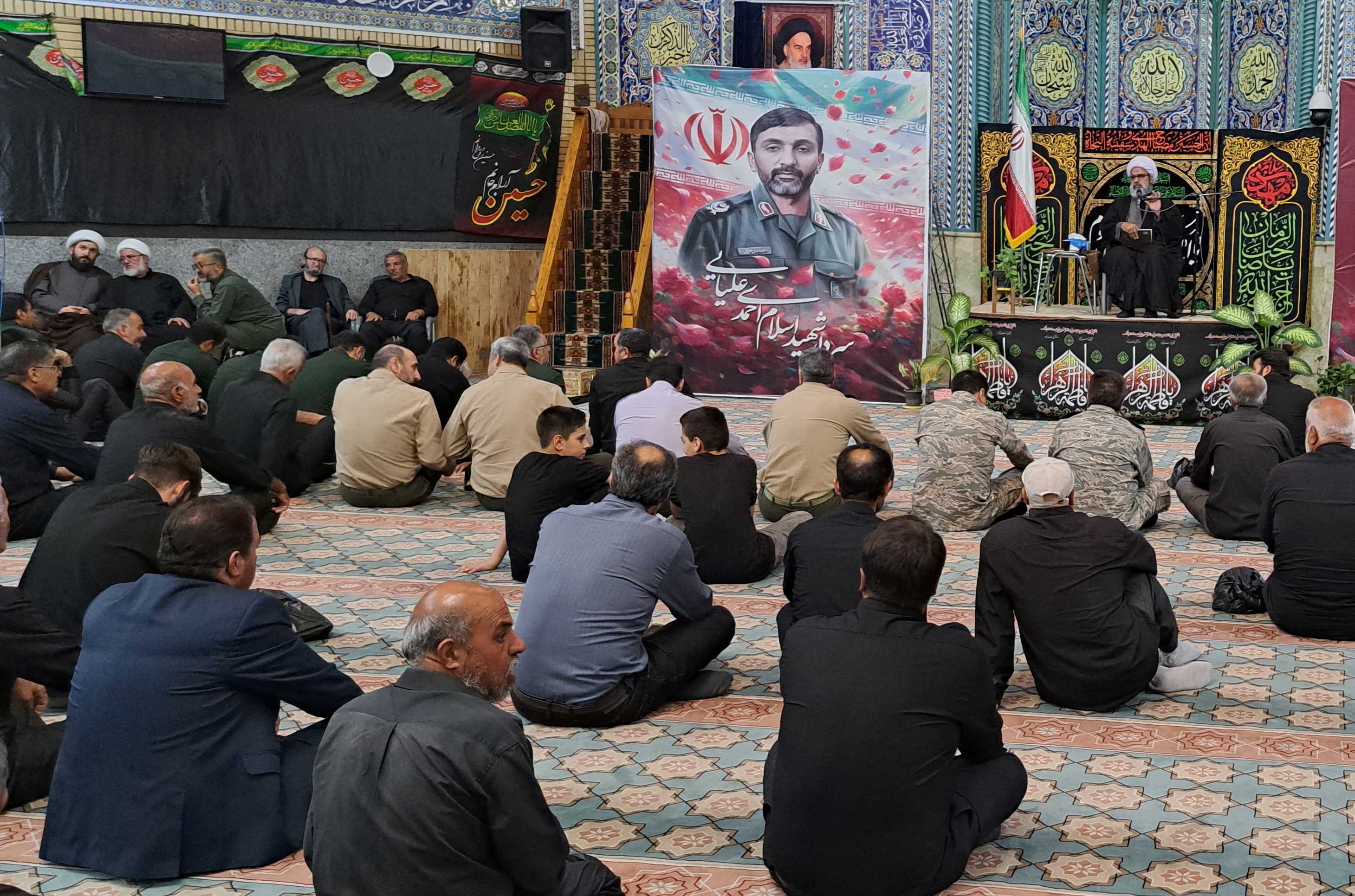 مراسم باشکوه یادبود سردار شهید احمدی علیایی در ملارد