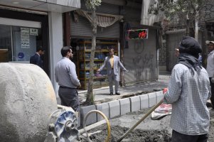 بازدید اعضای شورای اسلامی شهر ملارد از پروژه های آسفالت و جدولگذاری درحال اجرا توسط شهرداری ملارد