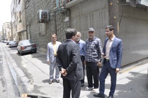 بازدید اعضای شورای اسلامی شهر ملارد از پروژه های آسفالت و جدولگذاری درحال اجرا توسط شهرداری ملارد