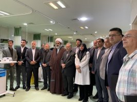 حضور مهندس مجتبی نوری رئیس شورای اسلامی شهر ملارد در آیین افتتاح بخش ICU3، نخستین بیمارستان شهرستان ملارد