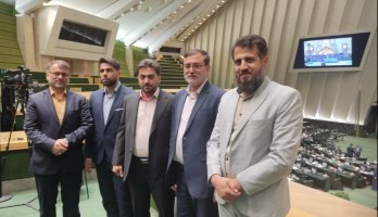 دیدار اعضای شورای اسلامی شهر ملارد با نمایندگان مجلس در خانه ملت